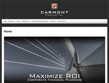 Tablet Screenshot of carmontfinancial.com